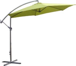 Pagoda 3m Overhang Parasol Lime Green