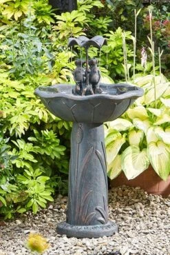 Frog Frolics Solar Water Feature