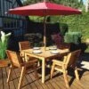 Charles Square Four Seater Table Set -Outdoor Garden Care charles