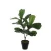 Artificial Ficus Lyrata In Pot -Outdoor Garden Care ficus