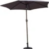Pagoda 2.5m Crank & Tilt Parasol - Brown -Outdoor Garden Care lll